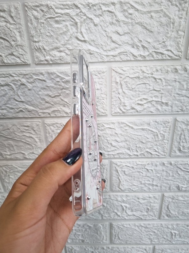 قاب آیینه ای طرحدار نگین پلاتینی سامسونگ گلکسی A32 4g
