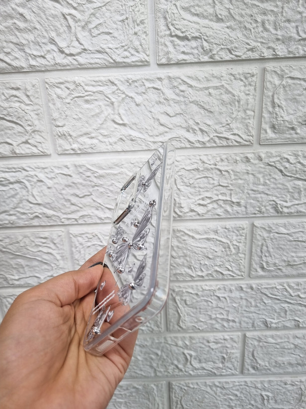 قاب آیینه ای طرحدار نگین پلاتینی شیائومی note 11 4g/note 11s