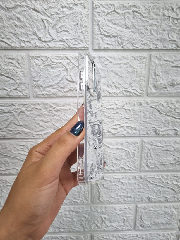 قاب آیینه ای طرحدار نگین پلاتینی شیائومی note 11 4g/note 11s