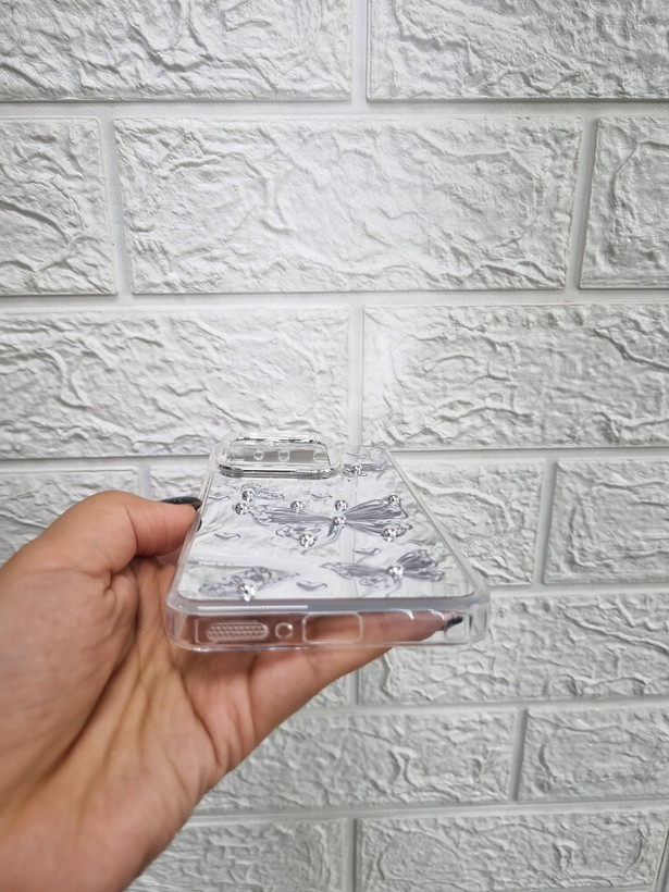 قاب آیینه ای طرحدار نگین پلاتینی شیائومی note 13 4g