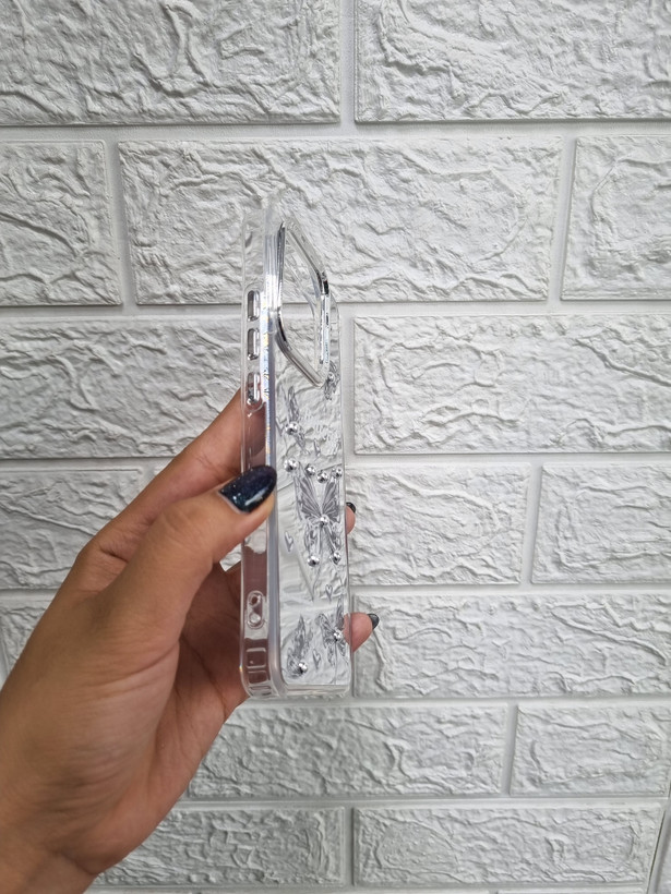قاب آیینه ای طرحدار نگین پلاتینی شیائومی note 13 4g