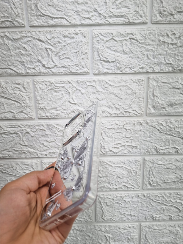 قاب آیینه ای طرحدار نگین پلاتینی شیائومی note 13 4g