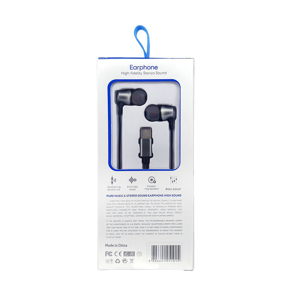 هنزفری برند DECOODO مدل DEP-002 پورت TYPE-C